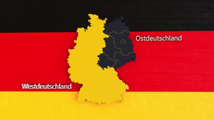 Ostdeutschland Westdeutschland