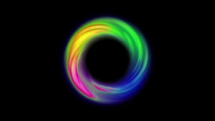 发光的彩虹色圈。能量洞，发光的传送门。多色涡