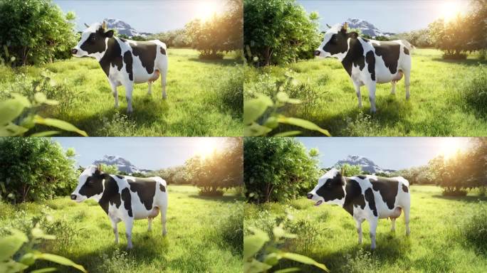C4D三维奶牛动画