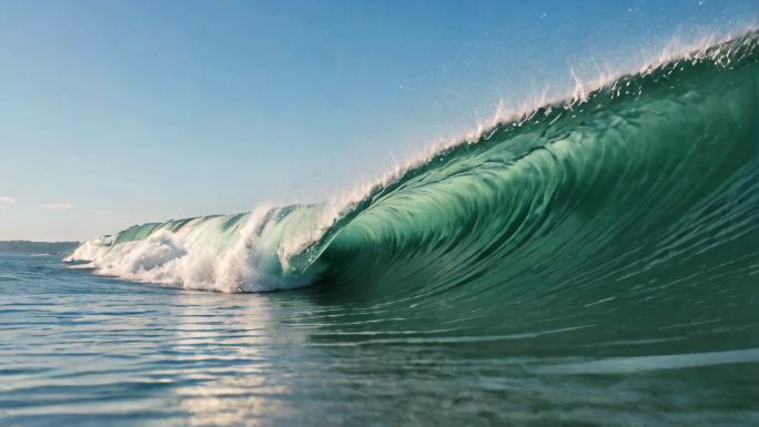 海浪海波海洋大海波浪合集多镜头