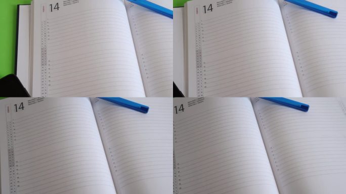 有空白页复印空间的日记