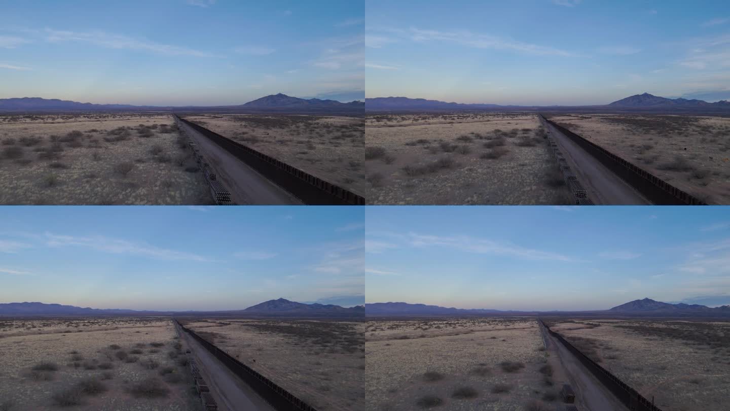 亚利桑那州南部的美墨边境墙建设