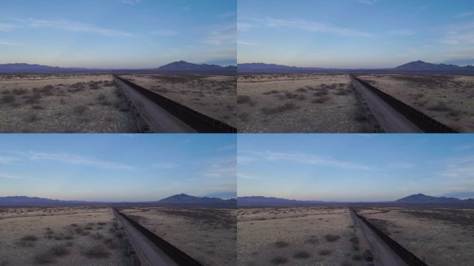 亚利桑那州南部的美墨边境墙建设