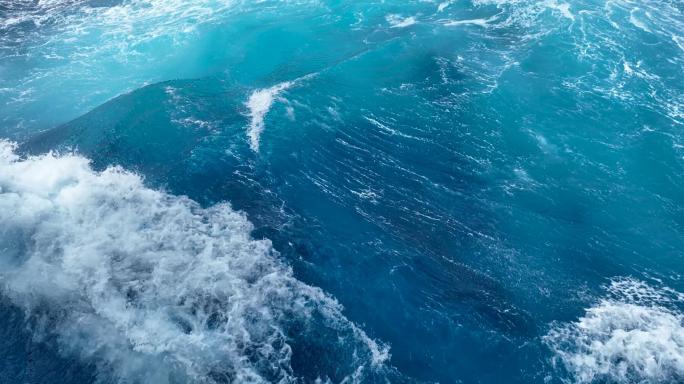 【4K】波涛汹涌的大海 深海海洋风光