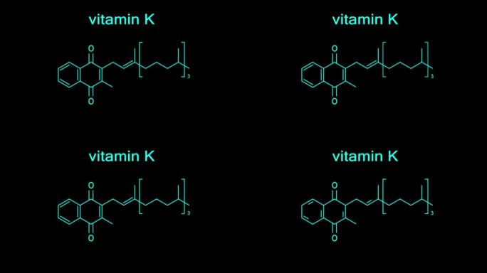 维生素K结构化学式的运动