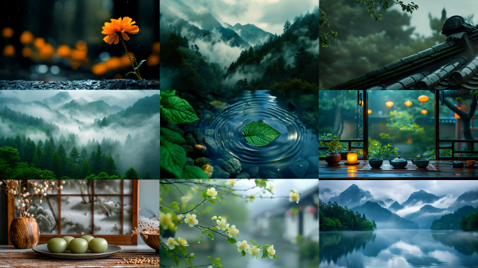 清明 雨水春天 江南春天 梅雨季节 思念