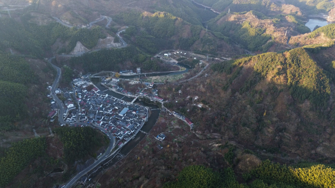 余姚四明山腹地北溪村航拍