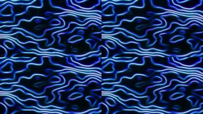 抽象的波浪蓝色渐变色背景。