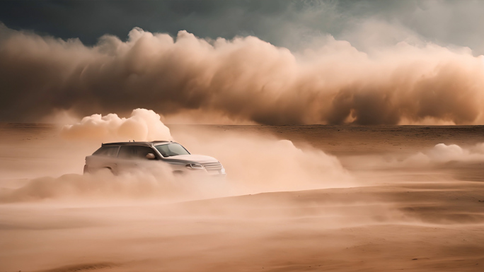 沙尘暴沙漠沙尘天气环境破坏荒漠化风沙扬沙