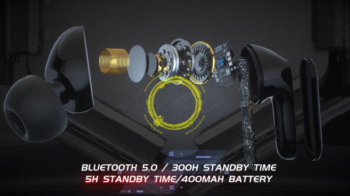 C4D科技耳机工程