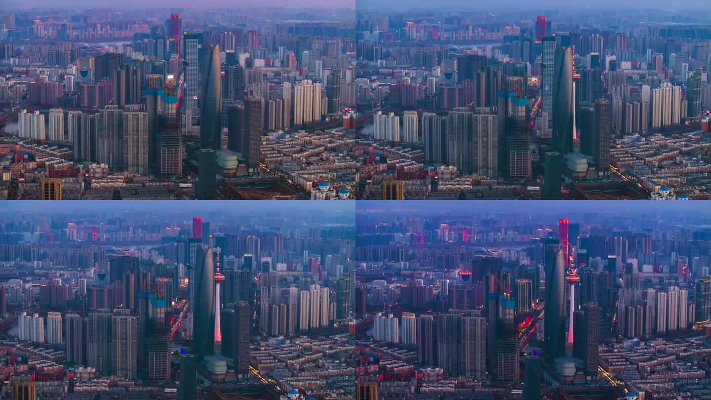 辽宁彩电塔 金廊 都市夜景