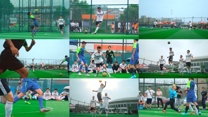 足球体育活力校园学校运动青春大学生队员