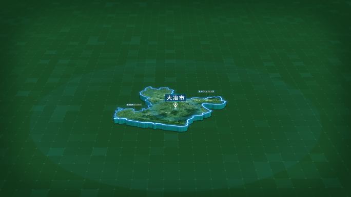 湖北省黄黄山市大冶市面积人口区位地图展示