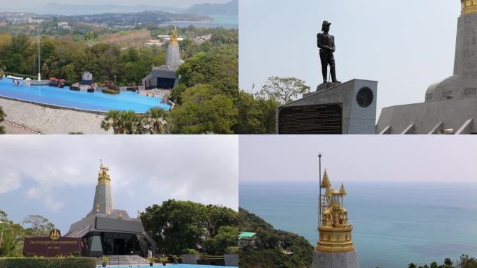 泰国景点普吉岛九世皇登基纪念灯塔纪念碑