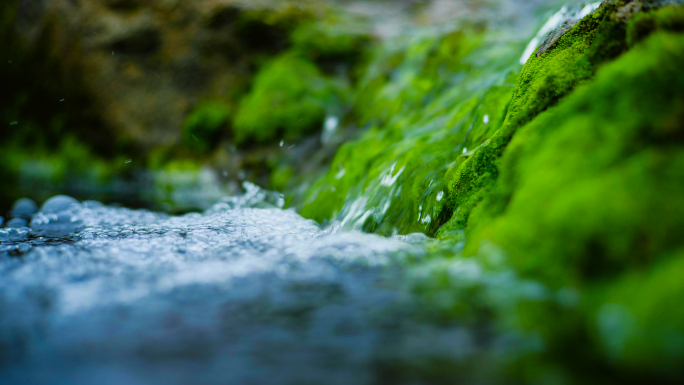 春天溪水水流水声