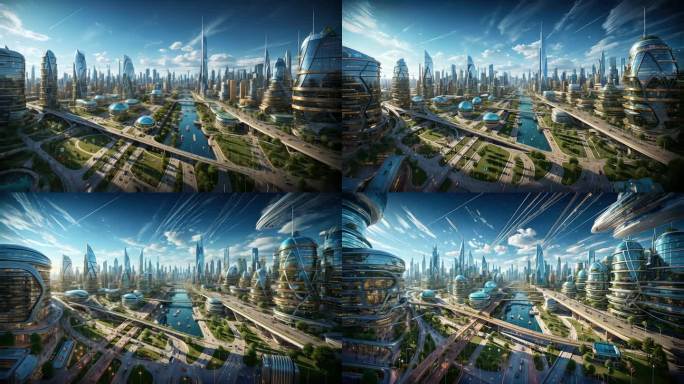 AI未来城市变迁4