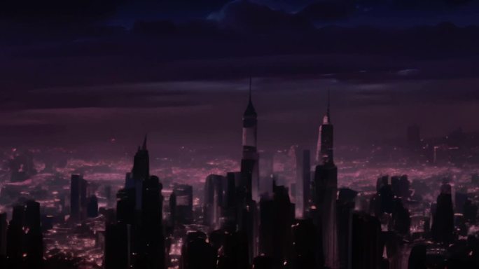 4K宽屏-城市夜景