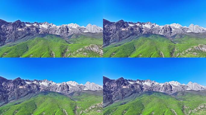 丽江玉龙雪山航拍