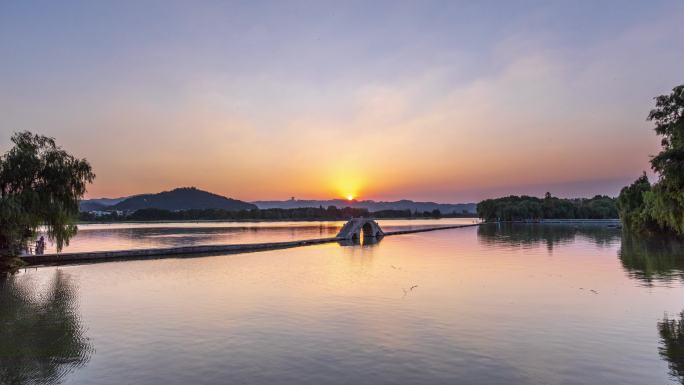 绍兴柯桥 鉴湖古纤道延时