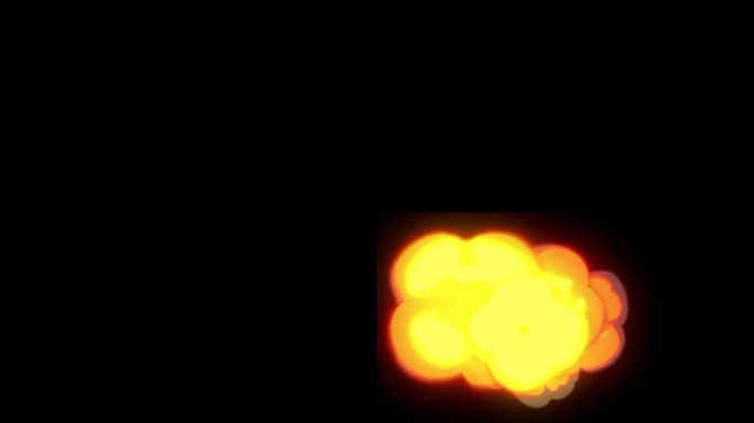 2D卡通火过渡包:火过渡元素的动画火效果。4K分辨率