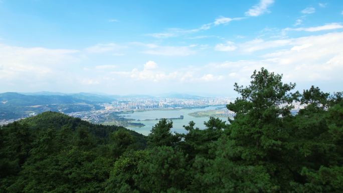 昆明西山城市航拍