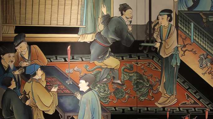 中国古代宫廷娱乐图