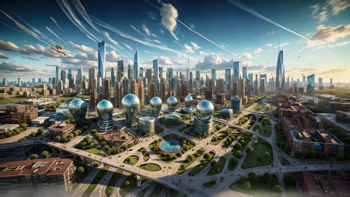 AI未来城市变迁9
