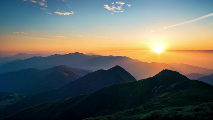 ｛合集｝AI风景画阳光普照背景