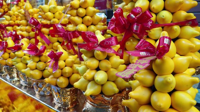 香港旺角花卉市场的金果原料