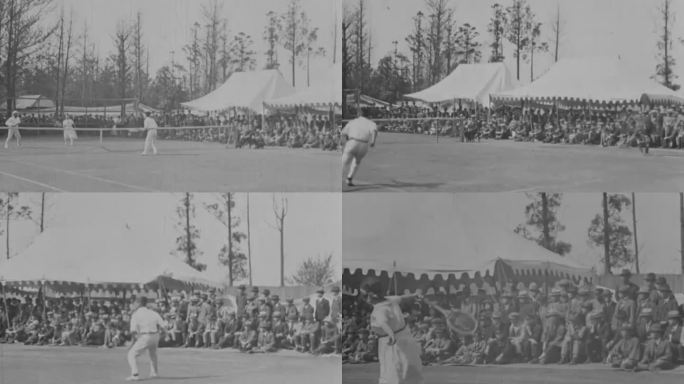 上世纪竞技体育 上世纪网球 打网球