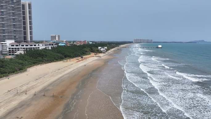 湛江吴川鼎龙湾国际海洋度假区航拍