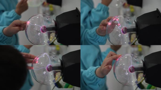 儿童实验课 静电球 离子球 辉光球
