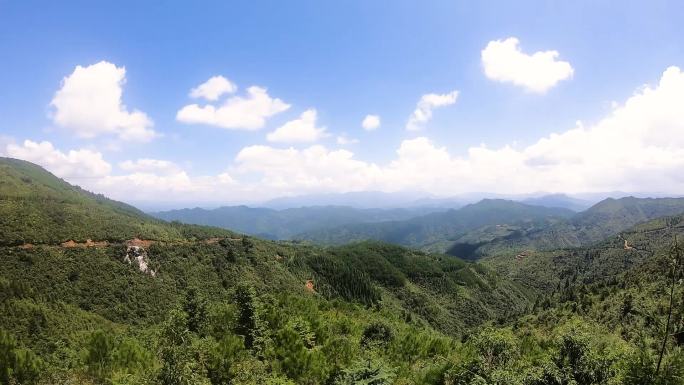 山间云层延时 福建古田