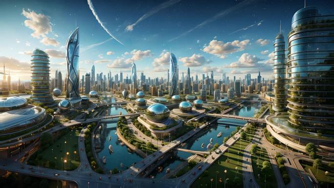 AI未来城市变迁2