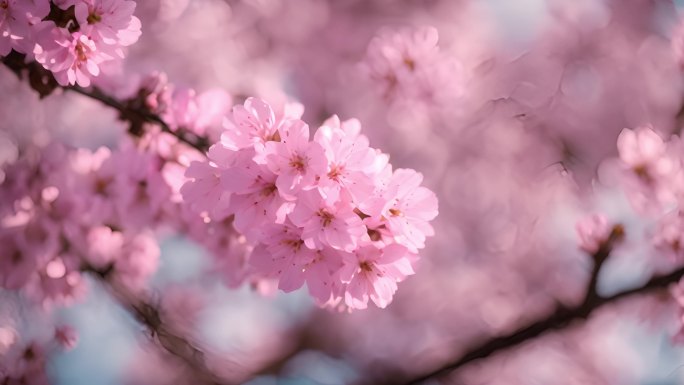 春分时节 樱花特写