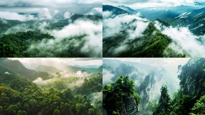 【4K合集】航拍中国山水自然风景