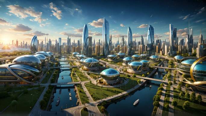 3组AI未来城市变迁2