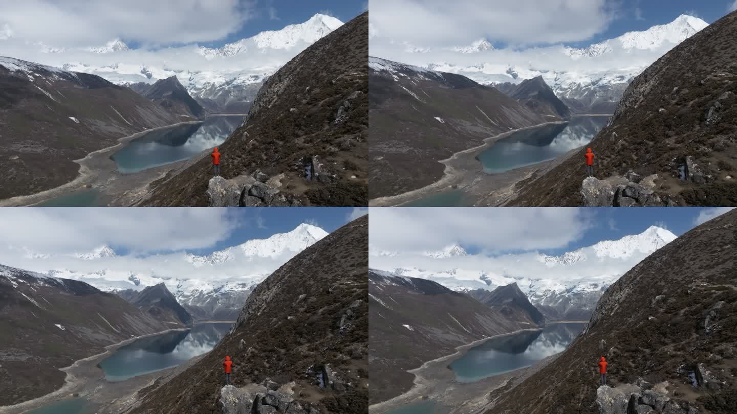 西藏山南洛扎秘境库拉岗日边境徒步航拍