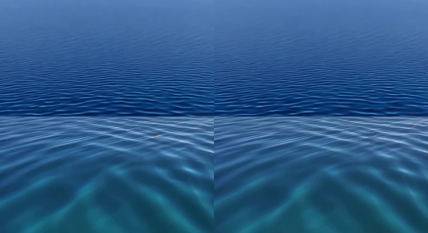 蓝色水面湖面水波纹水源饮用水