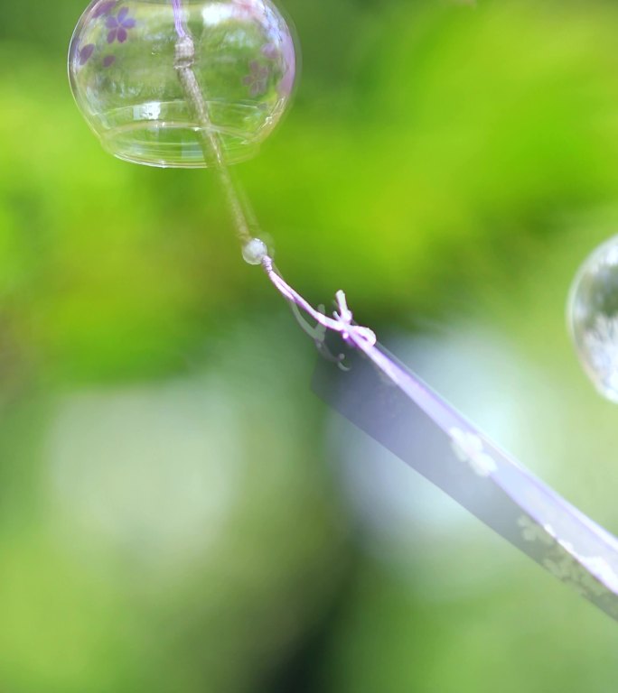 樱花树下唯美风铃特写小清新心情