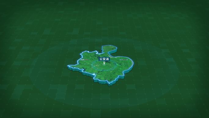 湖北荆州市公安县面积人口区位地图信息展示