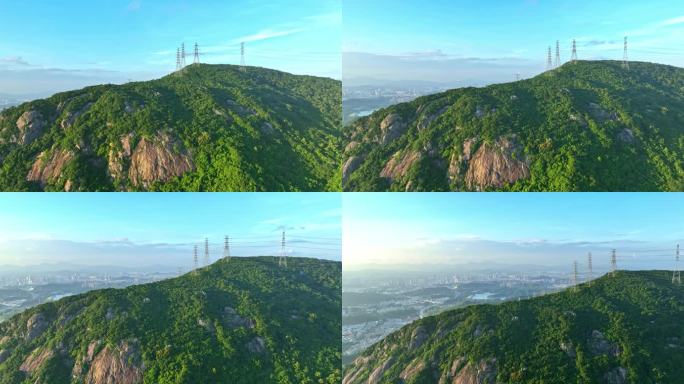 深圳园山风景区航拍