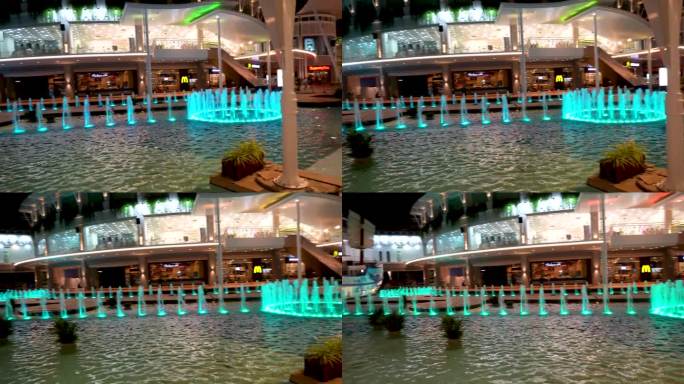 泰国，普吉岛——2023年2月7日:泰国普吉岛芭东的歌舞喷泉