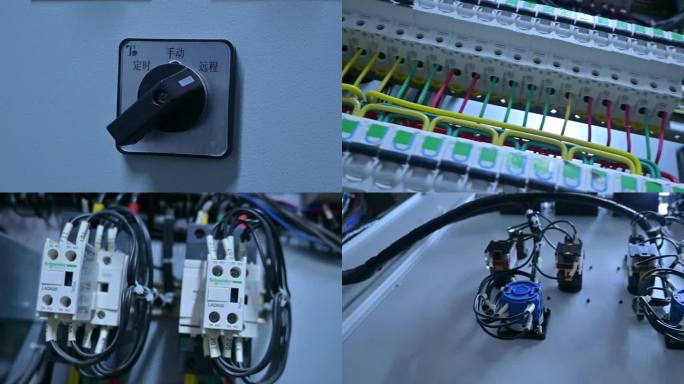 配电箱构造，配电布线，接线端，指示灯显示