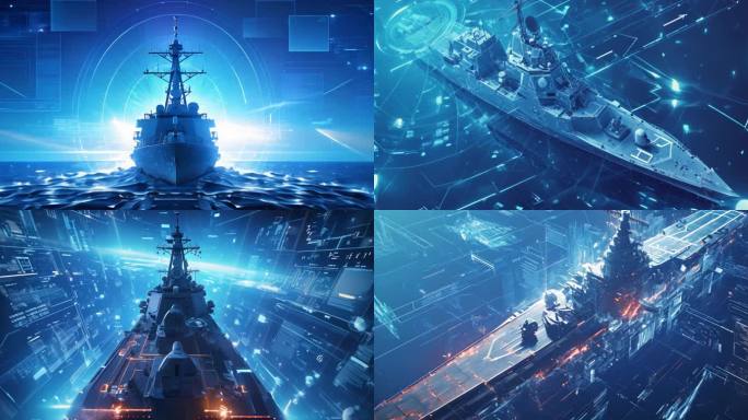 现代高科技战争 大军舰