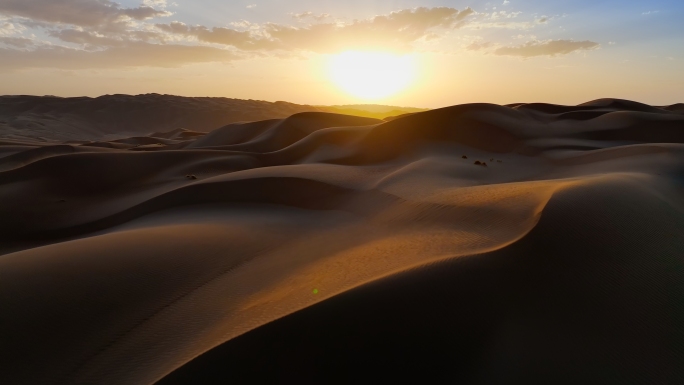 沙漠荒漠沙漠日出
