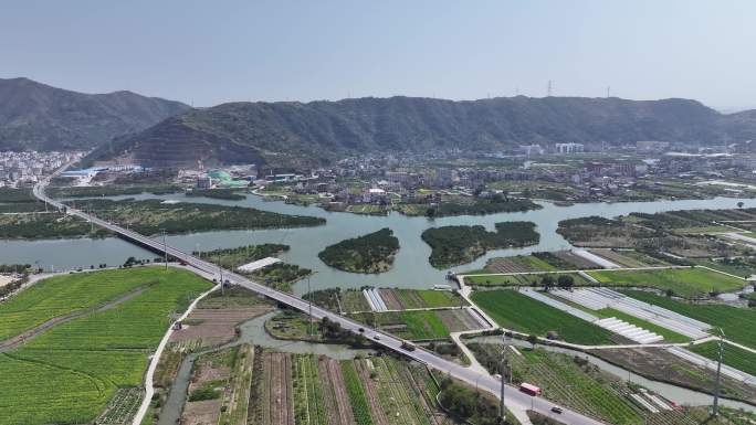 台州玉环清港垟根航拍