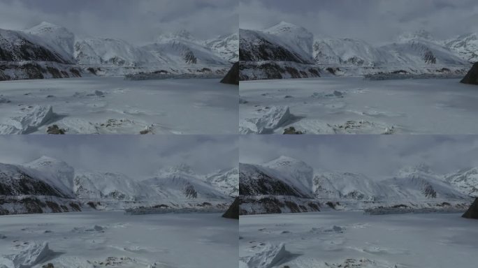 西藏昌都来古冰川万年冰川高空航拍