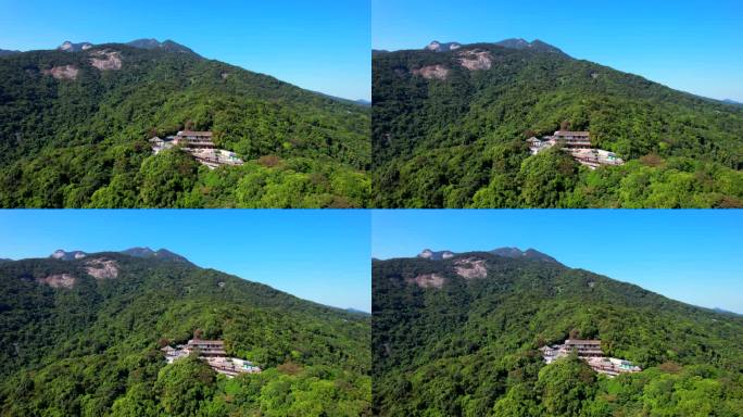 惠州罗浮山横移航拍大景 1