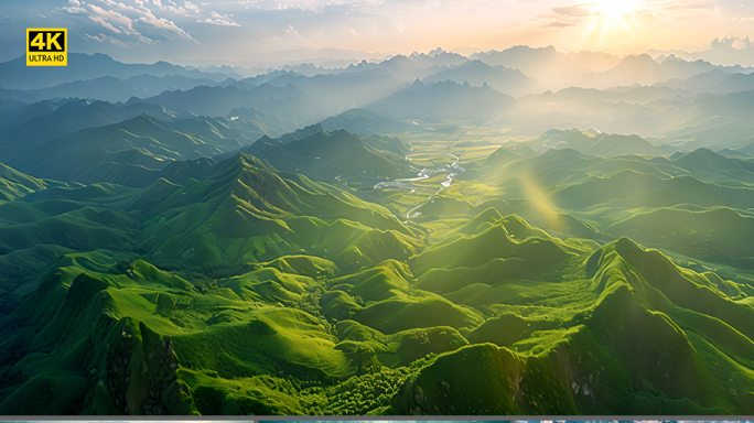 祖国千山万水 青山绿水风景